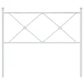 Tête de lit métal blanc 100 cm