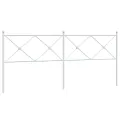 Tête de lit métal blanc 193 cm