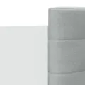 Cadre de lit avec tête de lit blanc 140x190cm bois d'ingénierie