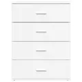 Buffet blanc 60x39x80 cm bois d’ingénierie