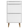 Armoire à chaussures MOLDE Blanc 59,5x35x103 cm Bois de pin