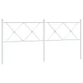 Tête de lit métal blanc 180 cm
