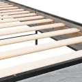 Cadre de lit sonoma gris 100x200 cm bois d'ingénierie et métal