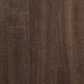Cadre de lit chêne marron 135x190 cm bois d'ingénierie et métal