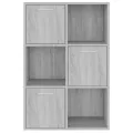 Armoire de rangement Sonoma gris 60x29,5x90 cm