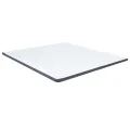 cadre de lit Gris foncé Tissu 180x200 cm