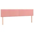 cadre de lit avec matelas Rose 200x200 cm Velours