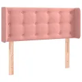 Tête de lit à LED Rose 93x16x78/88 cm Velours