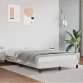 Cadre de lit blanc 120x190 cm similicuir