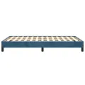Cadre de lit bleu foncé 120x190 cm velours