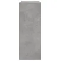 Buffet gris béton 60x31x84 cm bois d'ingénierie