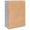 Buffet gris béton 60x31x84 cm bois d'ingénierie