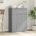Buffet sonoma gris 60x30x84 cm bois d'ingénierie