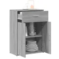 Buffet sonoma gris 60x30x84 cm bois d'ingénierie