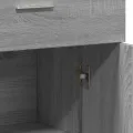 Buffet sonoma gris 60x30x84 cm bois d'ingénierie