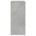 Buffet gris béton 60x31x70 cm bois d'ingénierie