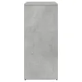 Buffet gris béton 60x31x70 cm bois d'ingénierie