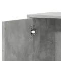 Buffet gris béton 60x31x70 cm bois d'ingénierie