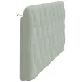 Coussin de tête de lit gris clair 180 cm velours