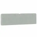 Coussin de tête de lit gris clair 180 cm velours