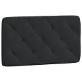 Lit avec matelas noir 80x200 cm velours