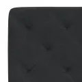 Cadre de lit avec lumières LED noir 80x200 cm velours