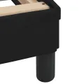 Cadre de lit avec lumières LED noir 80x200 cm velours