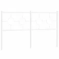 Tête de lit métal blanc 150 cm