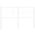 Tête de lit métal blanc 150 cm