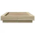 Cadre de lit chêne sonoma 90x190 cm bois d'ingénierie