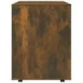 Armoire roulante Chêne fumé 60x53x72 cm Bois d'ingénierie