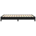 Cadre de lit noir 120x190 cm tissu