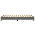 Cadre de lit gris foncé 120x190 cm velours