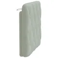 Coussin de tête de lit gris clair 90 cm velours