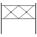Tête de lit métal noir 107 cm