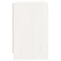 Table de chevet Blanc 40x31x50 cm Bois de pin massif