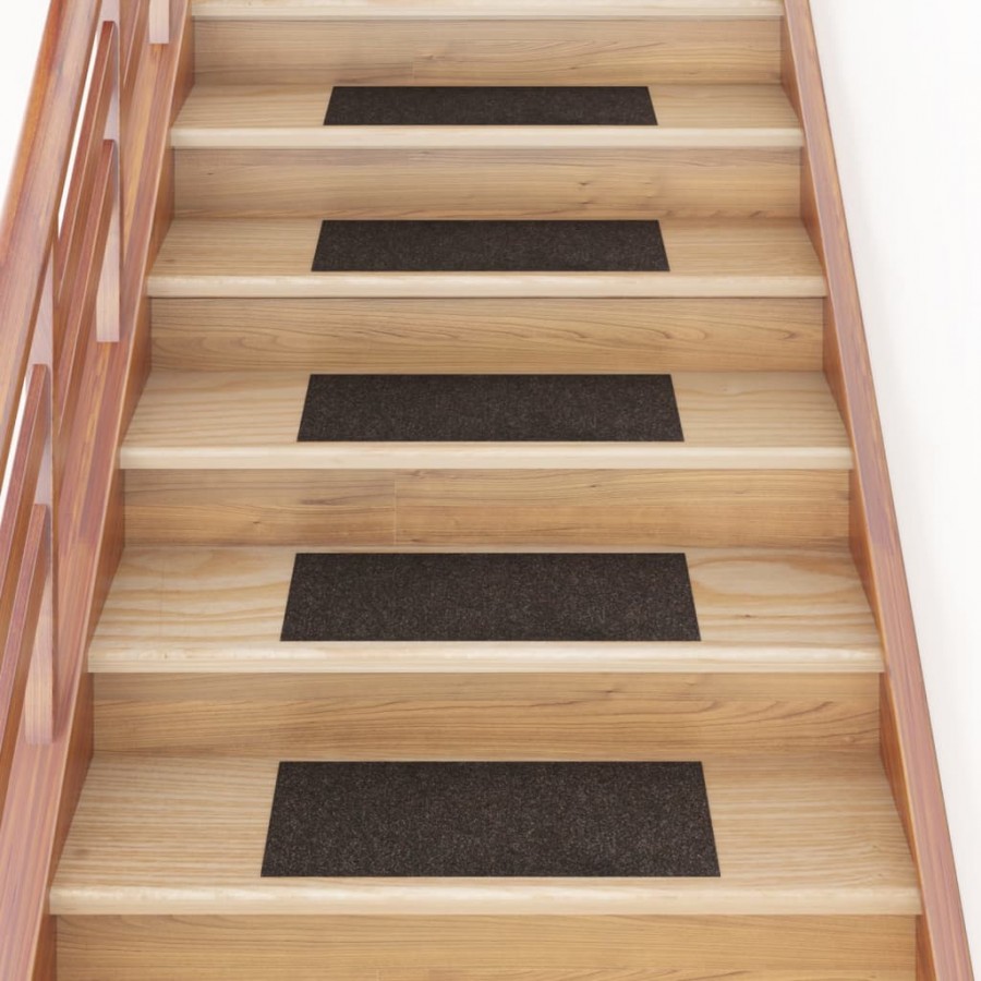 Tapis d'escalier autocollants Rectangulaire 15 pcs 60x25 cm