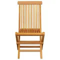 Chaises de jardin avec coussins bleu 6 pcs Bois de teck massif