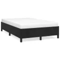 Cadre de lit gris foncé 120x190 cm velours