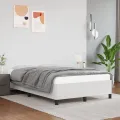 Cadre de lit blanc 120x190 cm similicuir