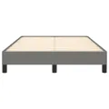 Cadre de lit gris foncé 120x190 cm tissu