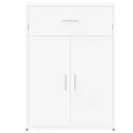 Buffet blanc 60x30x84 cm bois d'ingénierie