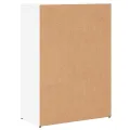 Buffet blanc 60x30x84 cm bois d'ingénierie