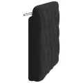 Coussin de tête de lit noir 100 cm velours