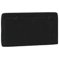 Coussin de tête de lit noir 100 cm velours