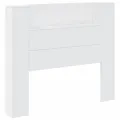 Armoire tête de lit avec LED blanc 120x16,5x103,5 cm