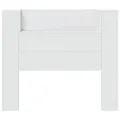 Armoire tête de lit avec LED blanc 120x16,5x103,5 cm