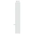 Armoire tête de lit avec LED blanc 120x16,5x103,5 cm