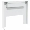 Armoire tête de lit avec LED blanc 120x16,5x103,5 cm