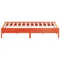 Cadre de lit cire marron 180x200 cm bois de pin massif